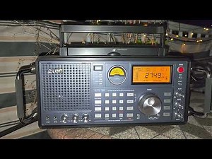 Eton Elite 750 Tuning Halifax Canadian Coast guard 2598 and 2749 kHz Mediumwave