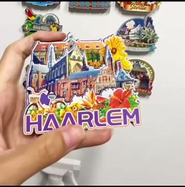 Johor Bahru Malaysia 3D Fridge Magnet Wooden City Travel Souvenir Refrigerator Stickers Home Kitchen whiteboard Decor