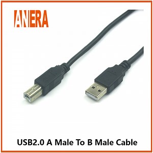 [Hot Item] Standard USB 2.0 Printer Cable USB2.0 a Male to B Male Portable Cable