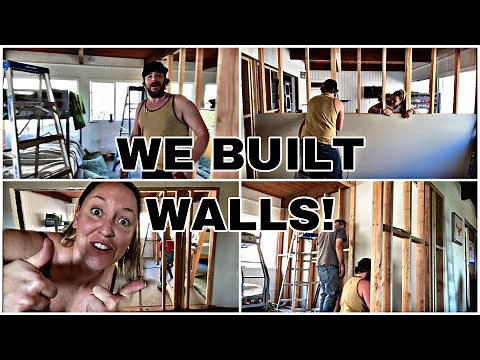 How to build a wall || Splitting 1 room into 2!