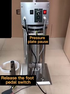 Sausage Stuffers machine electric meat filler machine Vertical Meat Stuffer Speed adjustable stainless steel Sausages Machine (220V/50HZ, 12L with 8pcs tubes)