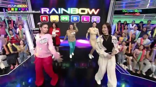 Slayage! Walang kupas! ❤️‍🔥 Sexbomb Girls, hindi nagpatalo sa Rainbow Pop Girls! #RainbowRumble | ABS-CBN