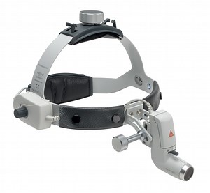 Casque éclairant Led Heine sur secteur - Pouret Médical