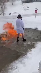 70K views · 537 reactions | Timothy Browning from Ashland, Ky. is definitely on to something! His wife tells our sister station WSAZ the flamethrower worked great and their driveway is crystal clear. I think Cousin Eddie would be very proud! | WVLT | Facebook