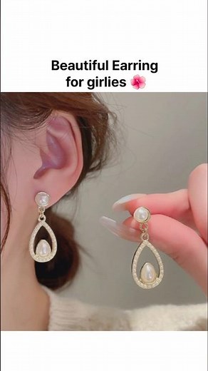 Beautiful Earrings for Girlies ✨ | Cute & Aesthetic Styles#earrings #girlyvibes #viral #shorts