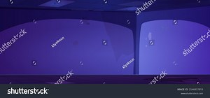 Abandoned Empty Night Room Indoor Background Stock Vector (Royalty Free) 2146917853 | Shutterstock