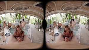VR group fuck featuring the sexiest pornstars in the world
