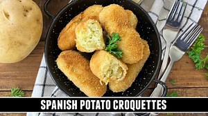 Classic Spanish potato croquettes | Quick & easy tapas recipe