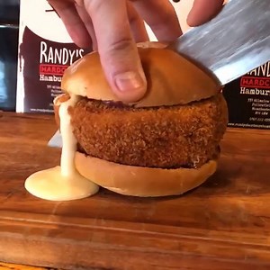 1.3M views · 6.6K reactions | Deep Fried Camembert Burger  | FOODbible | Facebook