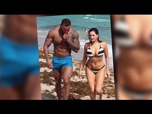 Kelly Brook Shows Off Her Curves In A Striped Bikini | Splash News TV | Splash News TV