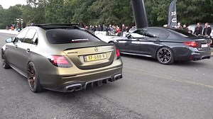 German muscle battle BMW M5 against AMG E63S