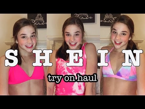 HUGE shein bikini + clothing try on haul | valentines series 2/2