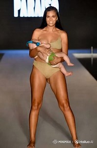 43K views · 176 reactions | “Questa modella allatta il suo bambino durante una sfilata di moda: ”Voglio che il mio bambino venga allattato in pubblico"  Sfida le convenzioni e allatta proprio sul palco!  Un gesto forte, una mamma responsabile. Scopri perché vuole allattare in pubblico... link nei commenti! " ‼️‼️‼️⬇️⬇️⬇️ | Info Divertente | Facebook