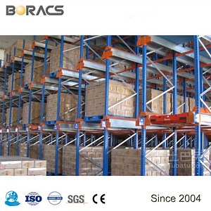 [Hot Item] Steel Sliding Warehouse Storage Radio Shuttle Racking Pallet Runner Rack Automatic Shuttle Radio Racking System