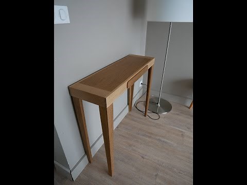 Console d'entrée en bois #DIY #creation #atelier #felderchallenge