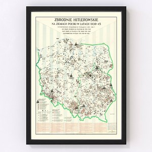Poland Map 1971, Vintage Poland Map, Old Poland Art, Wall Art Gift for Poland History Lovers Retro Decor - Etsy