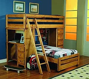 Coaster Home Furnishings Twin/Twin Workstation LOFT Bed