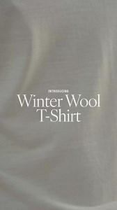 4.4K views | Soft. Warm. Effortless. The Winter Wool T-Shirt brings the ease of your favorite tee into the colder months. Made from fine merino wool, it offers natural stretch, subtle texture, and breathable warmth — perfect under a sweater or on its own indoors. Discover the Winter Wool T-Shirt at sonofatailor.com | Son of a Tailor | Facebook