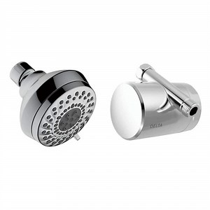 Delta Foundations 3-Spray 1.75 GPM Shower Head and Clarifi Standard Shower Filter Combo - The Home Depot
