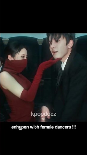 Enhypen with female dancers!!! #enhypen #biteme #shorts #kpop #fyp #explore #viral #foryou