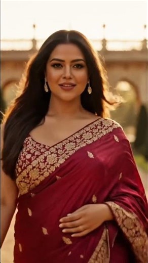 Gorgeous Indian Saree Aunty 😍 | Ultra Realistic AI Video 4K