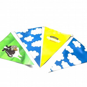 [Hot Item] Custom Printing Bunting Triangle/Trilateral/Triangular String Pennant Flags Wholesale
