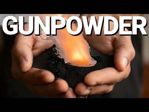 How To Make Gun Powder In Under 5 Minutes | DIY Black Powder The Old Fashioned Way
