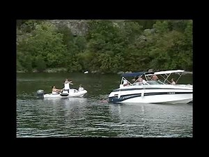 Rafting up at Party Cove, Lake Nickajack, TN River