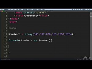 6 Foreach Loop in PHP - CONTROL STRUCTURES - PHP FOR BEGINNERS - BECOME A PHP MASTER - CMS PROJECT