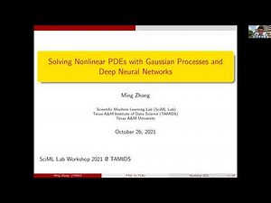 Solving nonlinear PDEs with Gaussian Processes and Deep Neural Network