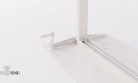 Amazon.com: DEVAISE Adjustable Height Standing Desk, 47 inch Sit to Stand Up Desk Workstaion with Crank Handle for Office Home, White : Office Products