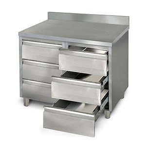 [Hot Item] Durable Structure Kitchen Equipment Cabinet with 6 Grids in Good Quality