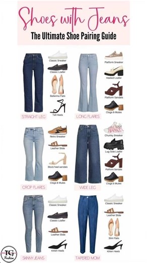 Footwear to Wear with Jeans 👖 | Jeans Pairing Guide for Girls #shorts