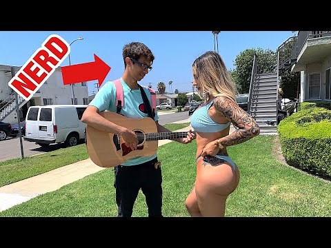 Nerd Picks Up Girls With Amazing Voice!