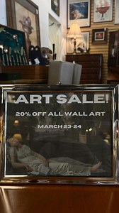 WALL ART SALE MARCH 23-24 20% OFF!! #art #consignment #webstergrovesmo #stl #decor #interiordesign #greengoosestl | Green Goose Consignment Gallery