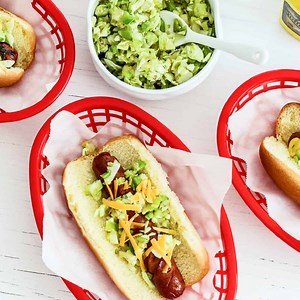 Spiral Grilled Hot Dogs
