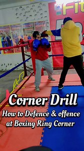 Boxing ring corner offence & defence technique #boxing #mma #boxer #figh #ufc #boxingtechnique | Naveen Chand Thakur