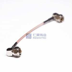 [Hot Item] 75ohm CCTV F Type Male Connector to Plug F Crimp with Rg179 Cable 20cm