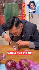 Effective kaya itong ginawa ni kuya? #onion #chopping #tips #tipsandtricks #ideas | Rizza Morales Mangubat