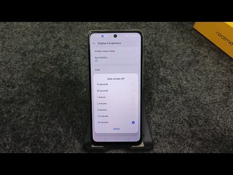 Realme 14X 5G me Screen lock time kaise change kare