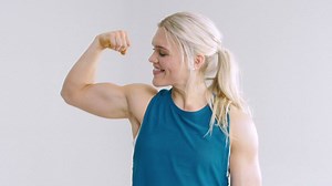 2.8K views · 65 reactions | “Im proud to be a woman with muscles”- Katrin Davisdottir. #BeMoreHuman Katrin Davidsdottir | Reebok | Facebook