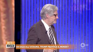 Andrea Romano sul video provocatorio di Trump: "Alla Casa Bianca c'è uno squilibrato" Siete d'accordo? #DrittoeRovescio in diretta su #Rete4 e in streaming su Mediaset Infinity | Dritto e rovescio