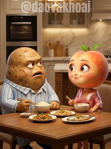 Đào và khoai tây: Mệt mỏi, ít video