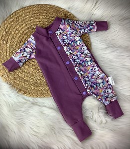 Newborn unicorn terry French set, Unicorn baby romper, Unicorn baby clothes, Unicorn shower gift