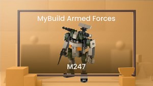 MyBuild Mecha Frame Armed Forces M247 - Division Air Defense Mech Suit Building Kit 4002