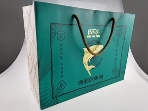 [Hot Item] Four Color Printing Gloss Lamination Rope Handle Paper Bag