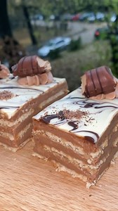 Gyors és sütésmentes KINDER BUENO SZELET❤️‍🔥 | Sütemények