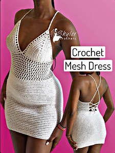 Robe en maille au crochet - Etsy France