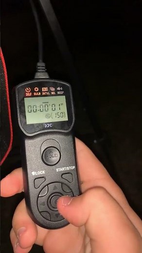 How to program an intervalometer for astrophotography.