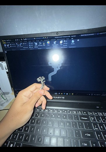 3D modelling art metal flower #fyp #autodesk #inventor #education